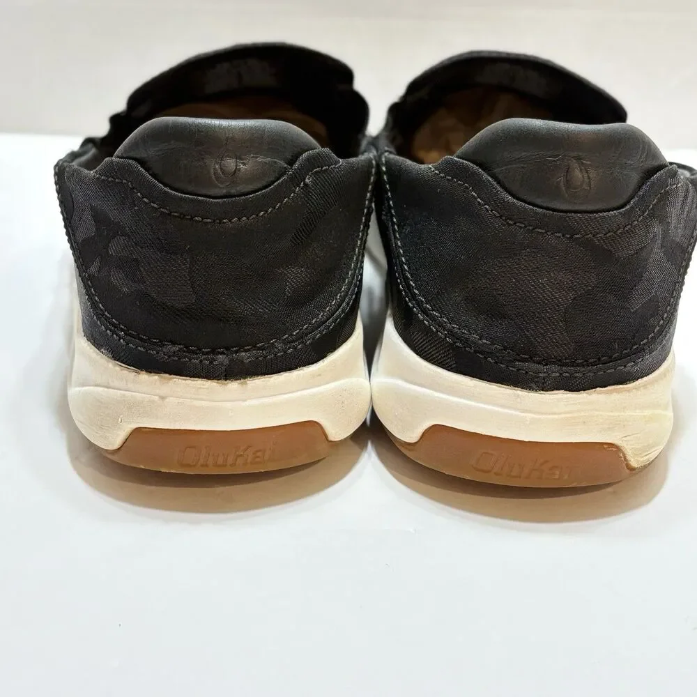 OluKai Lae‘ahi Pa‘i Men’s US 11 Pacific Camo Slip-On Casual Comfort Shoe